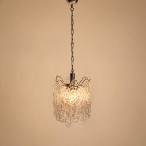 Spun Sugar Pendant by Vistosi for Mazzega, 1960s