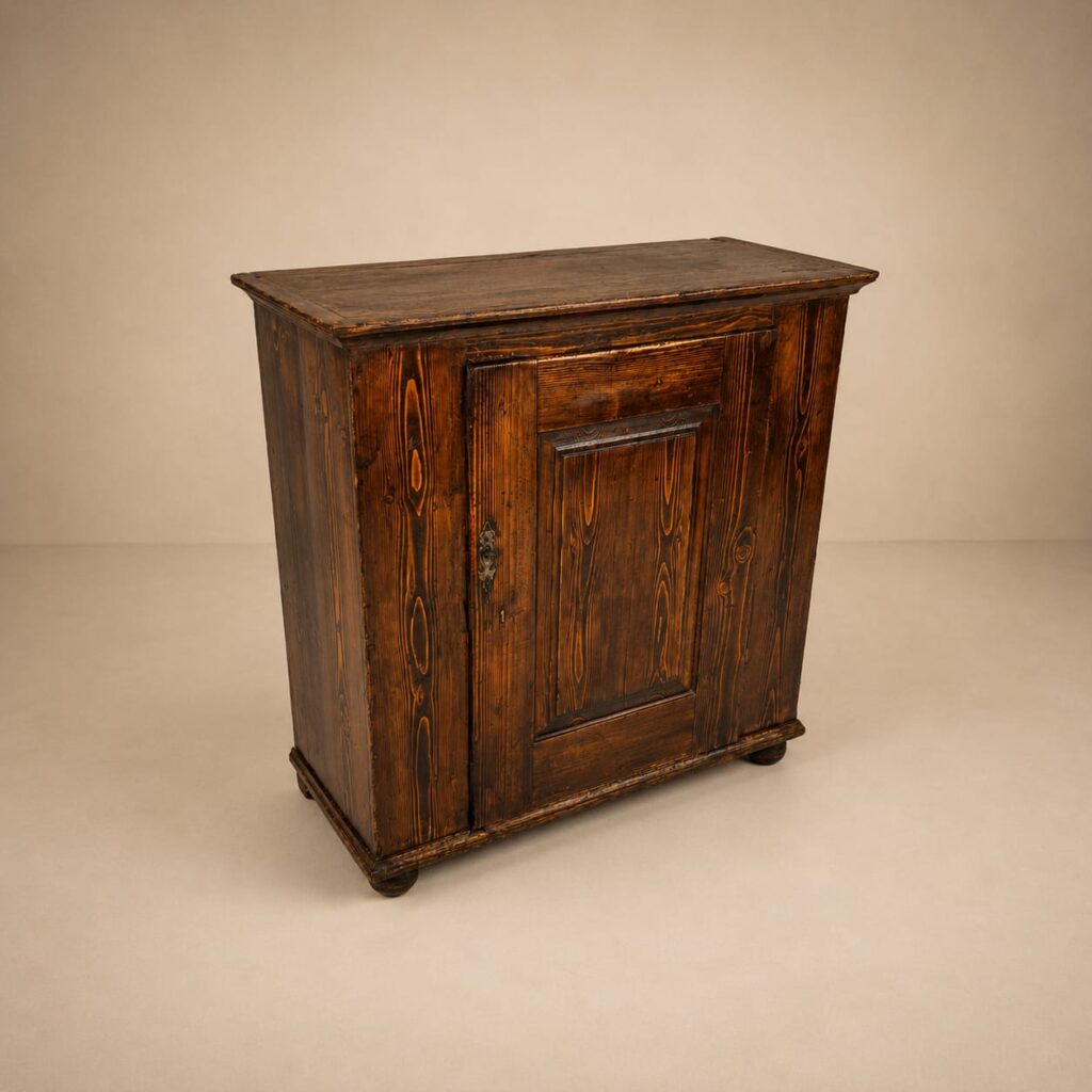 Dutch Antique Pine Cabinet, 1900s SOLD