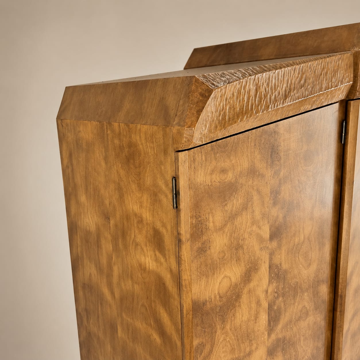 Anthroposophical Handmade Wardrobe, Netherlands, 1940s - Afbeelding 2