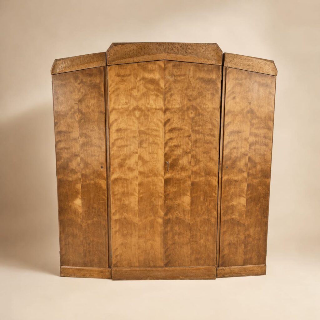Anthroposophical Handmade Wardrobe, Netherlands, 1940s