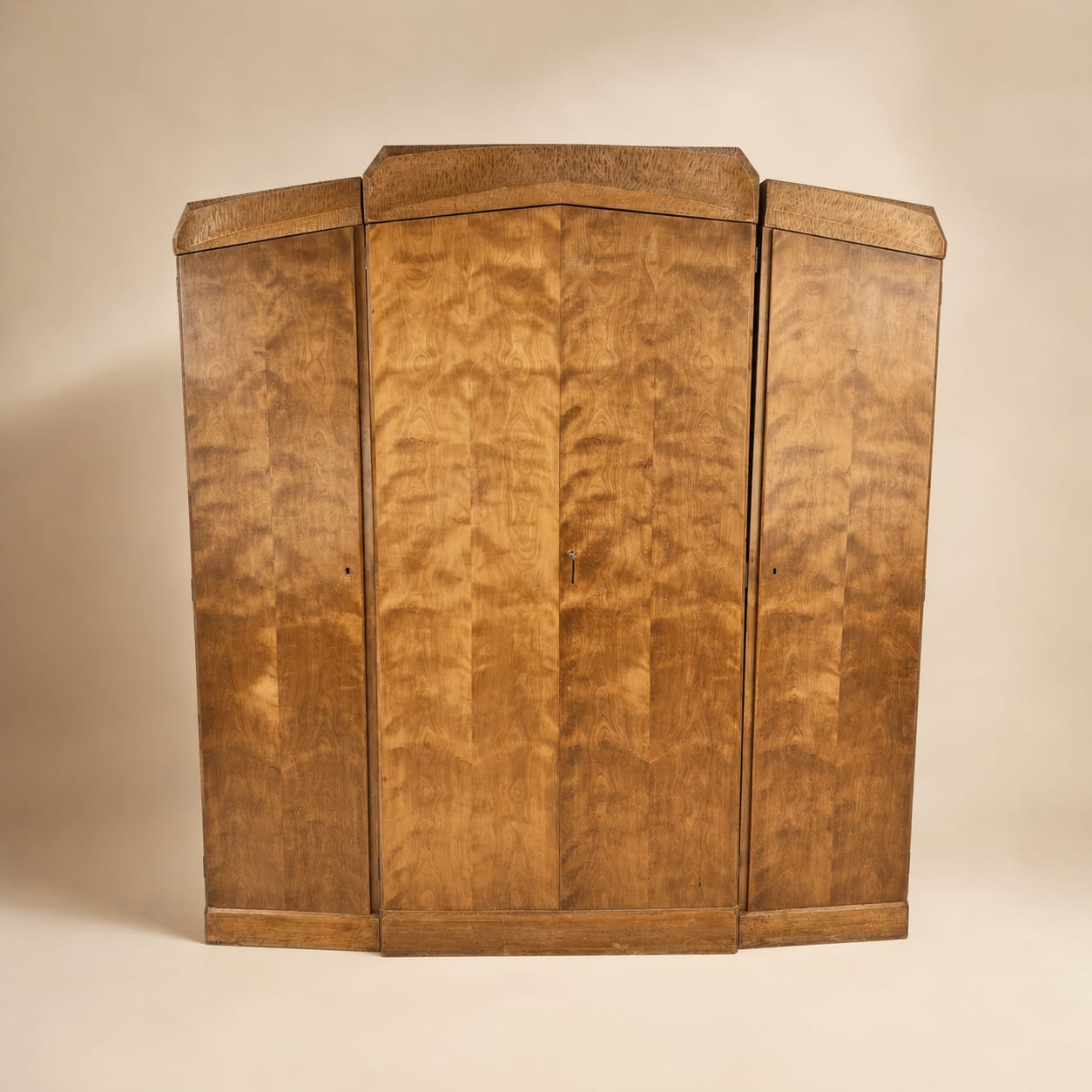 Anthroposophical Handmade Wardrobe, Netherlands, 1940s