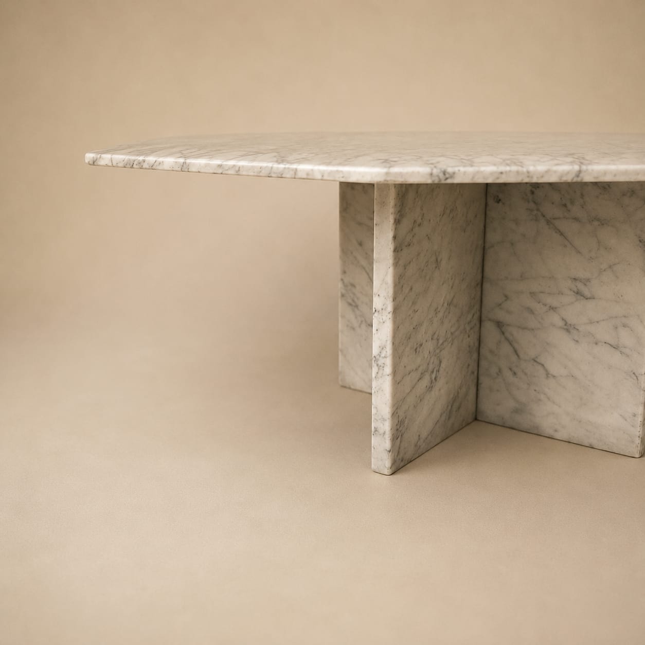 Vintage Marble Coffee Table, 1970s - Afbeelding 2