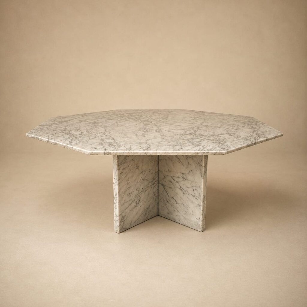 Vintage Marble Coffee Table, 1970s