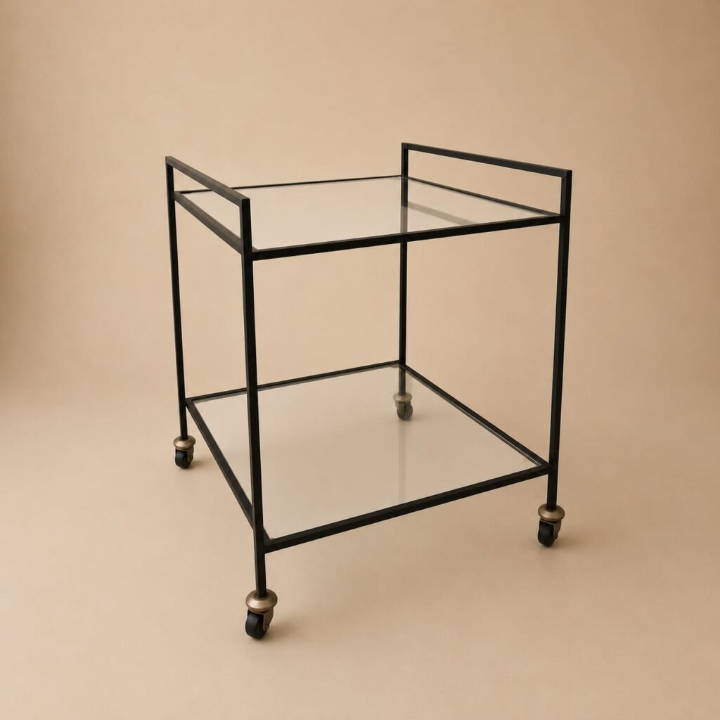 Dutch Serving Trolley attributed to Franco Campo & Carlo Graffi for Artimeta, 1950s