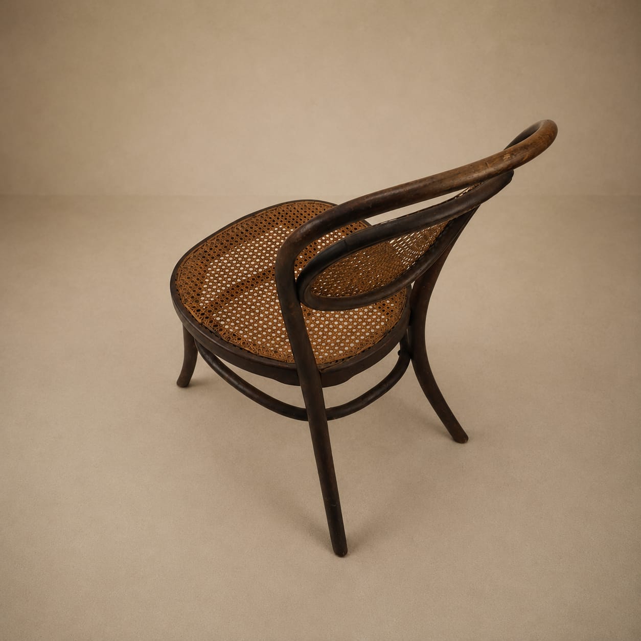 Bentwood and Cane Nursing Chair by J&J Kohn, 1910 - Afbeelding 5