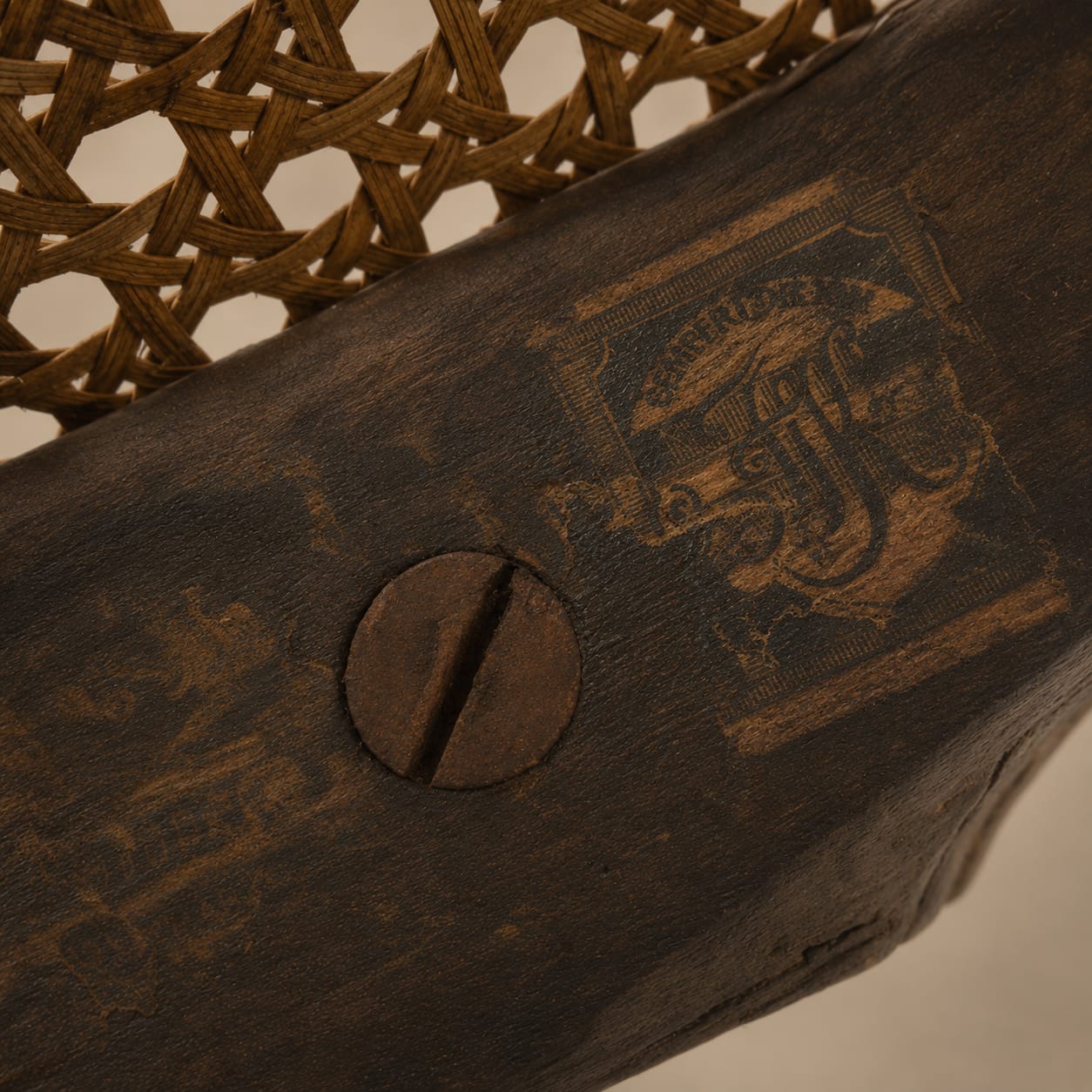 Bentwood and Cane Nursing Chair by J&J Kohn, 1910 - Afbeelding 7