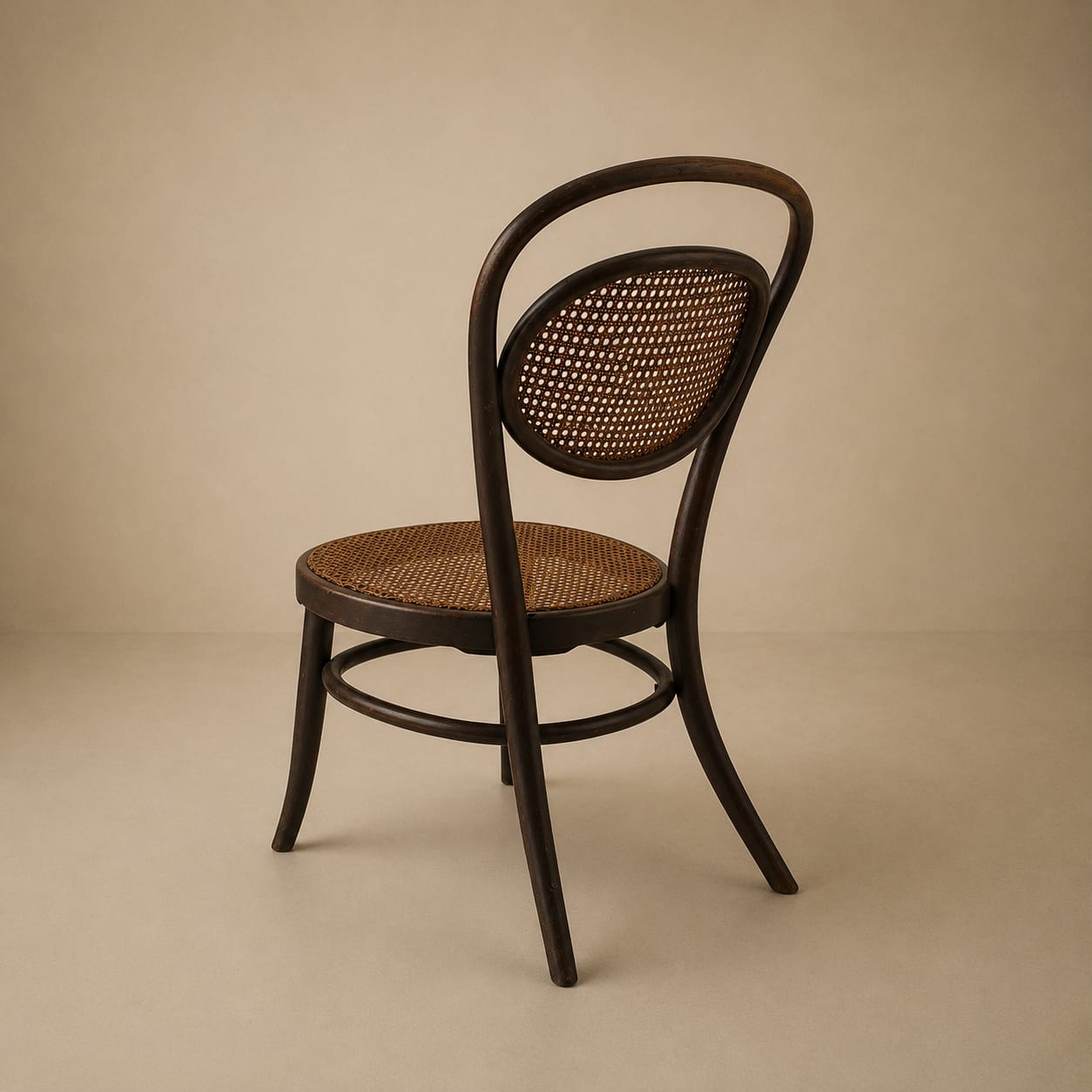Bentwood and Cane Nursing Chair by J&J Kohn, 1910 - Afbeelding 6