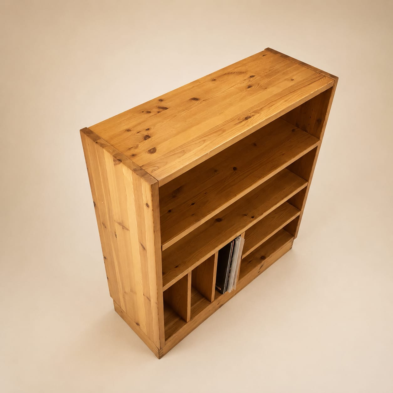 Maison Regain Style Pine Audio Cabinet, 1970s - Afbeelding 3
