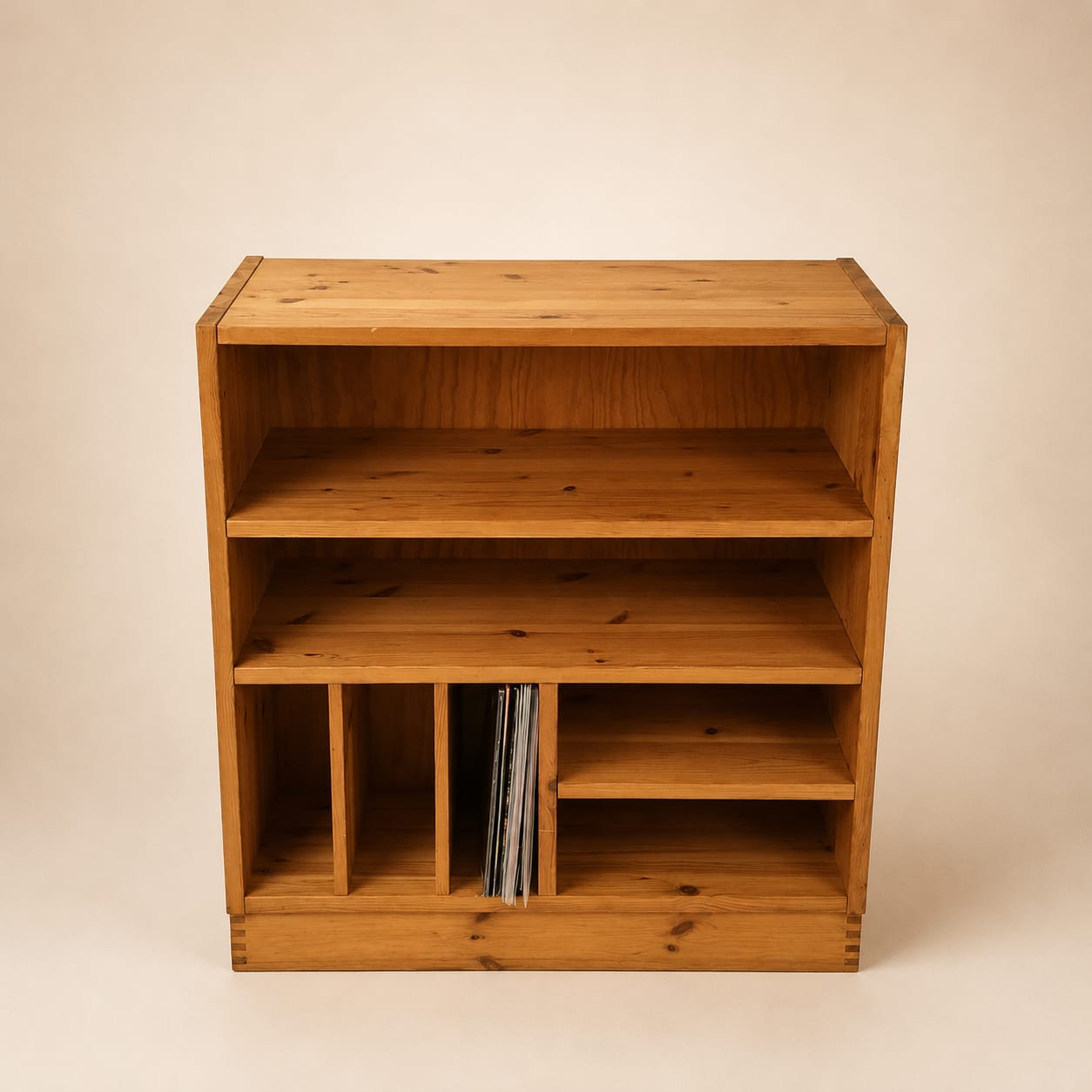 Maison Regain Style Pine Audio Cabinet, 1970s - Afbeelding 5