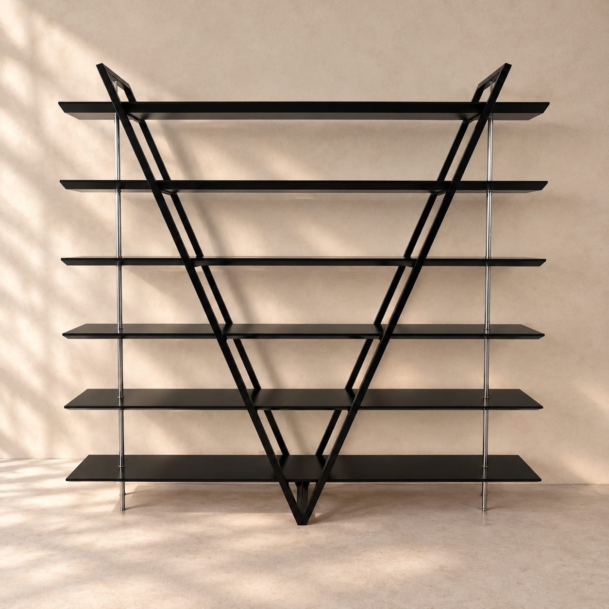 Large Italian Postmodern Free Standing Wall Unit, 1980s